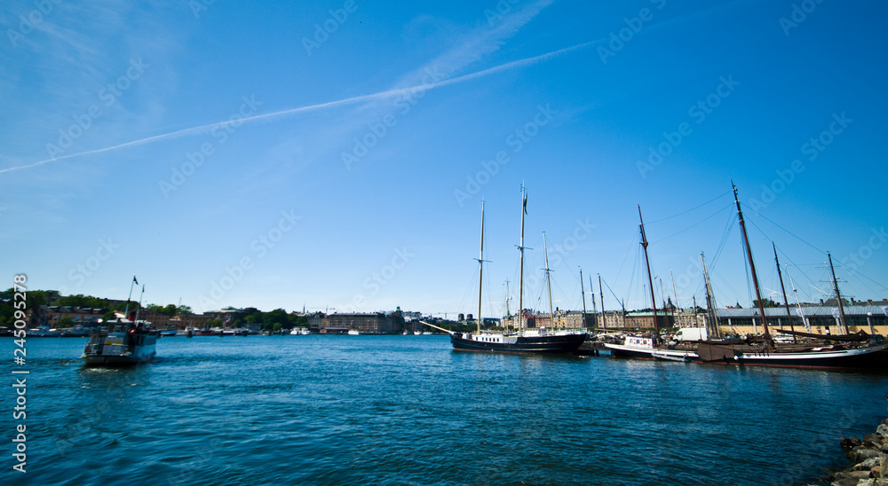 Sweden Stockholm waterfront