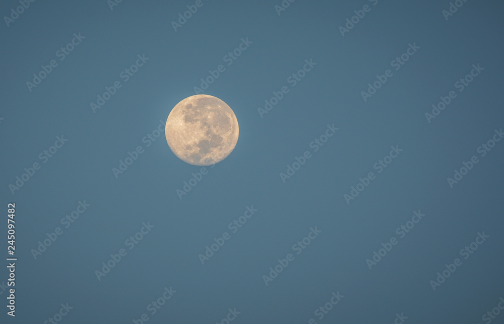 Real moon on sky / Night sky background with full moon selective focus Real moon on sky / Night sky background with full moon selective focus