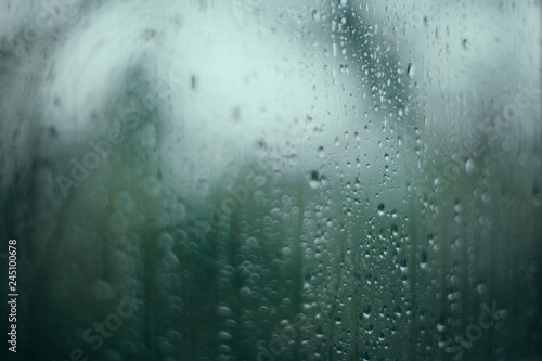 water drops on the window