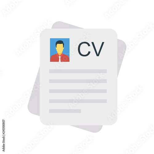 CV  resume  document