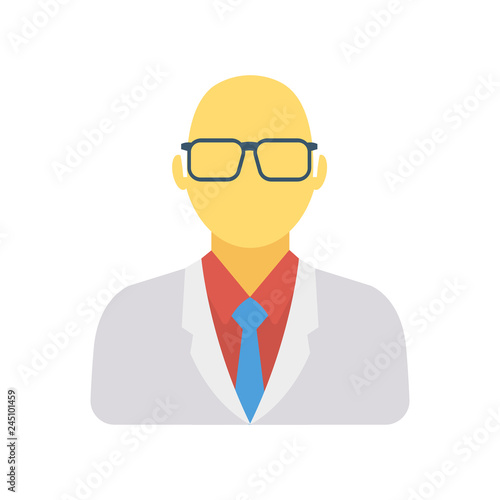 Obraz w ramie professor teacher avatar