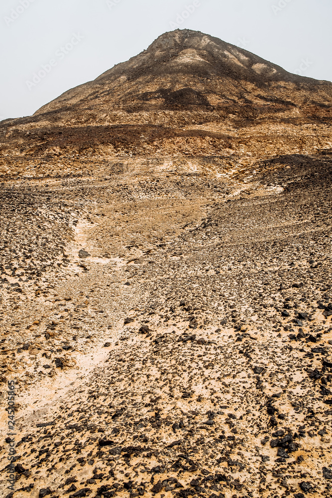 Hills of the Black desert, Egypt