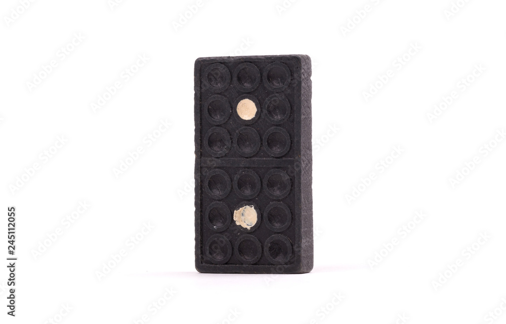 Fototapeta premium Old domino game isolated