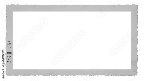 Fotografie cadre photo ancienne bords dentelés