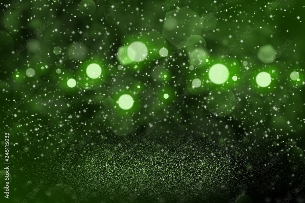 green cute glossy glitter lights defocused bokeh abstract background with sparks fly, festival mockup texture with blank space for your content green cute glossy glitter lights defocused bokeh abstract background with sparks fly, festival mockup texture with blank space for your content
