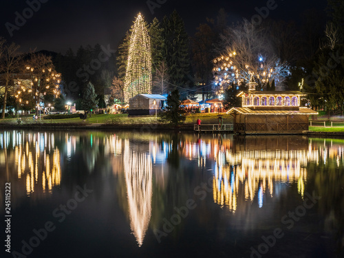 Foto Night on Lake Bled