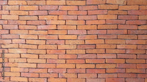 Close-up to brick wall background.
