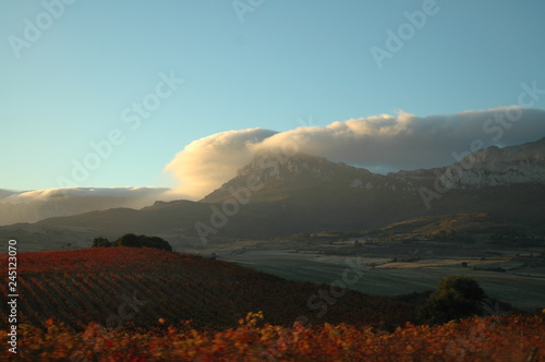 Autumn in the mountains of Rioja