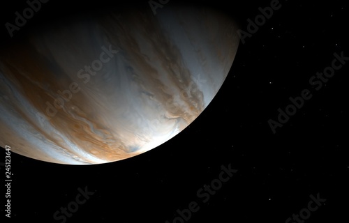 Obraz na plátně Jupiter - High resolution 3D images