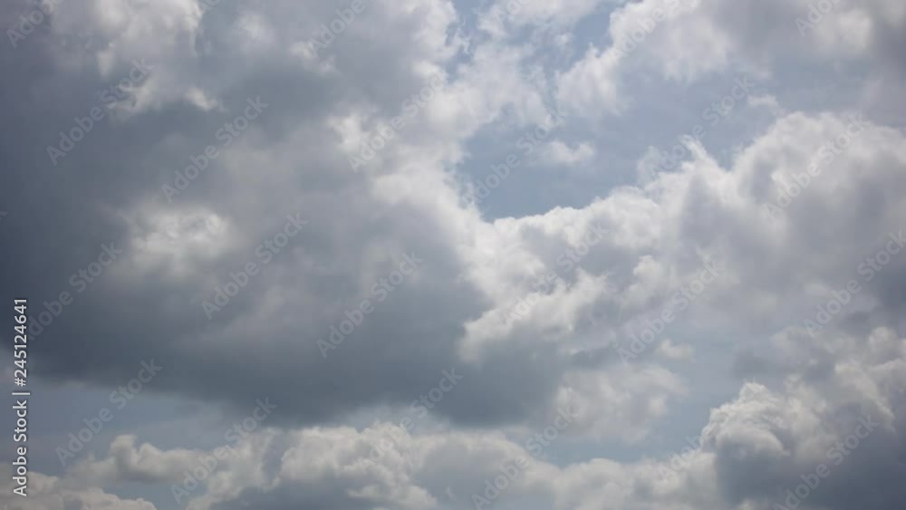 Fast Moving White Puffy Clouds Timelapse Fast Moving White Puffy Clouds Timelapse