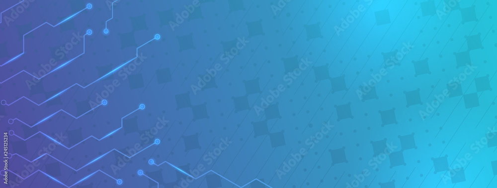 Abstract banner with circuit board. Abstract banner with circuit board.
