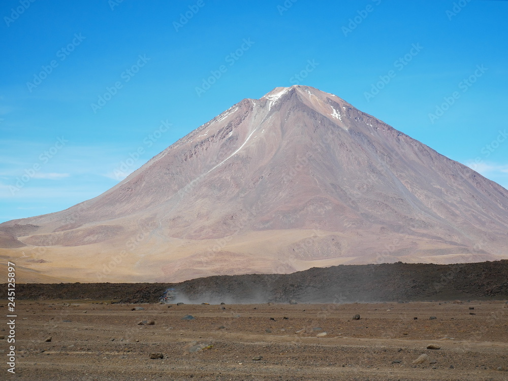 Laguna verde and Vulcan Licancabur