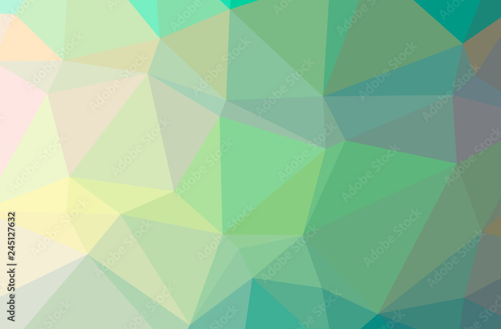 Illustration of abstract Green, Yellow horizontal low poly background. Beautiful polygon design pattern. Illustration of abstract Green, Yellow horizontal low poly background. Beautiful polygon design pattern.