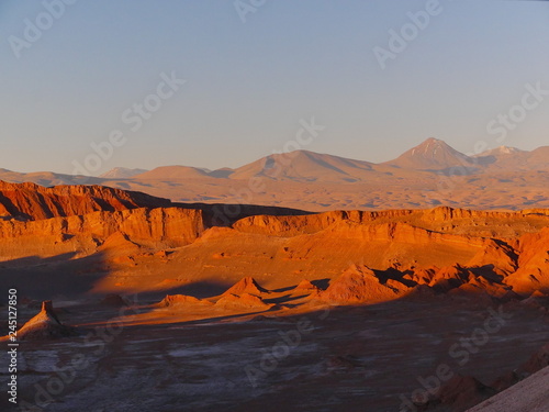 Obraz na płótnie Rock formations in the desert of Atacama w salonie