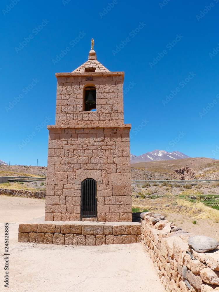 Socaire church. Desert of Atacama, Chile.