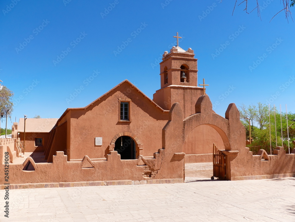 Church of San Pedro de Atacama, Chile.