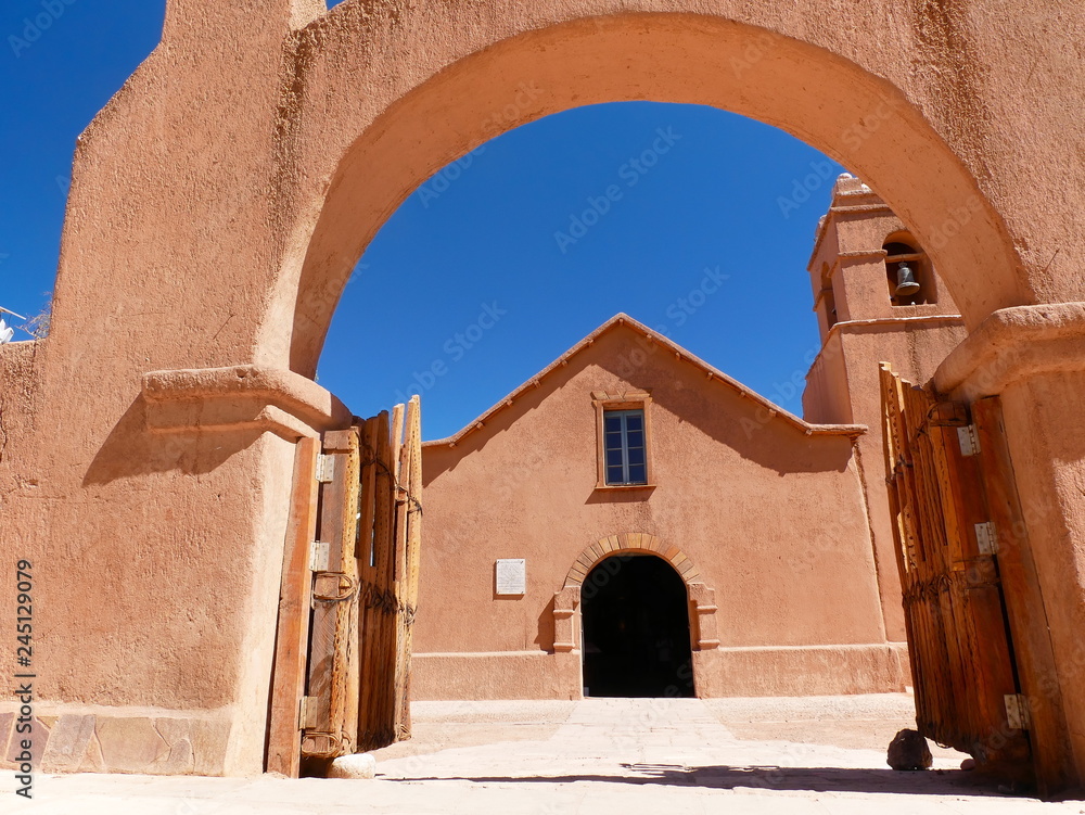 Church of San Pedro de Atacama, Chile.