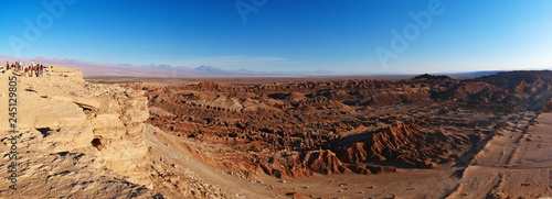 Obraz na płótnie Rock formations in the desert of Atacama w salonie