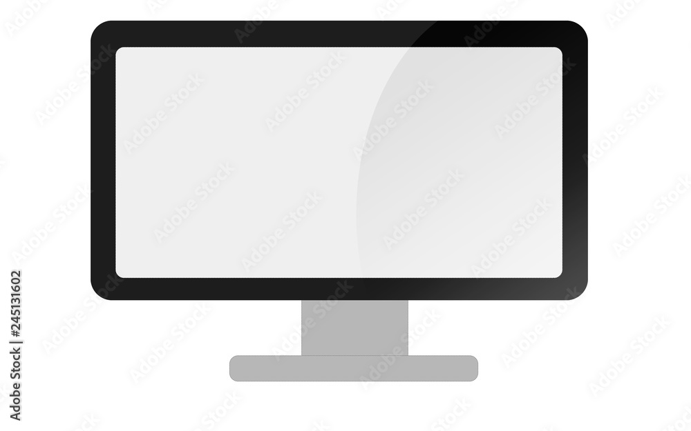 Fototapeta premium Computer screen display