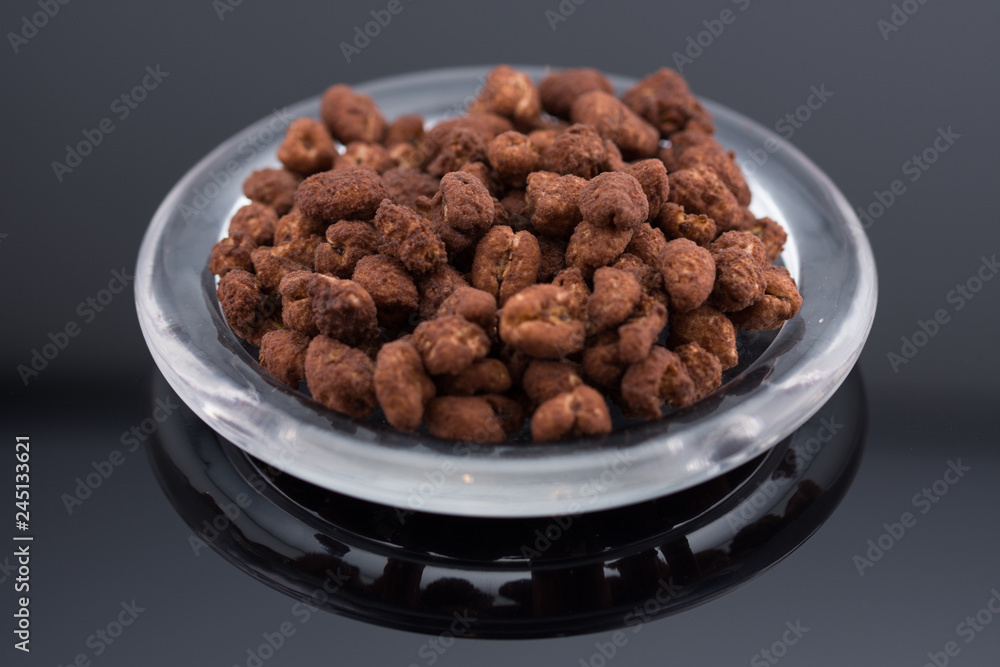 pufarin,sweet expanded wheat with cocoa pufarin,sweet expanded wheat with cocoa