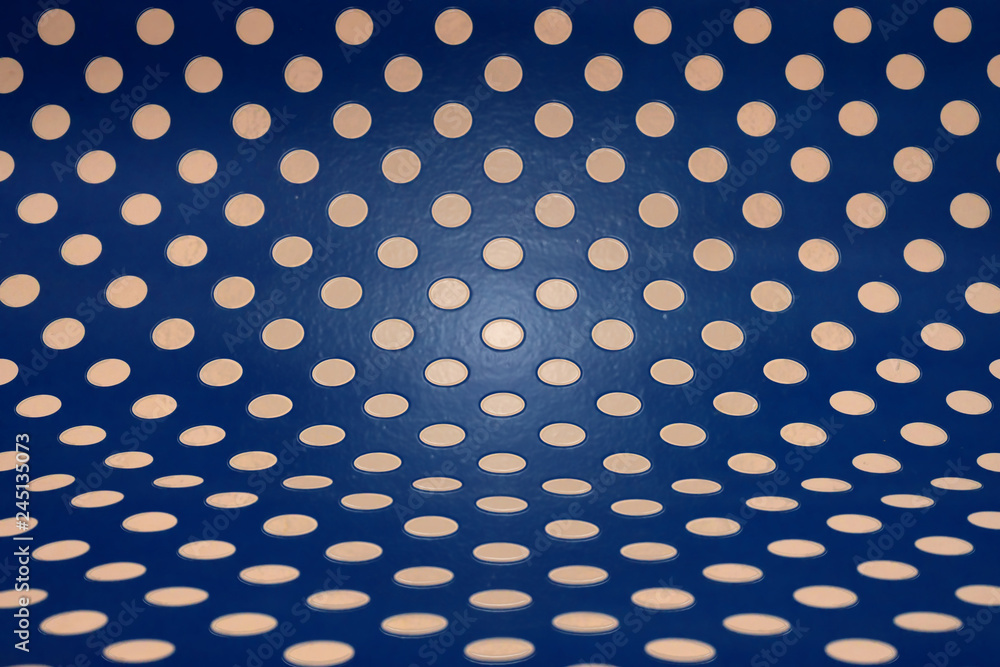 Blue dotted template texture background