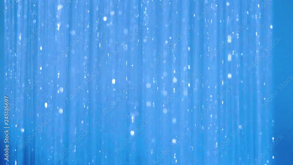 Faling water drops. Faling water drops.