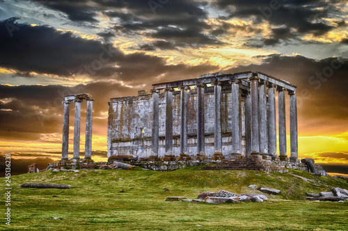 Aizanoi roman temple in Kutahya Turkey