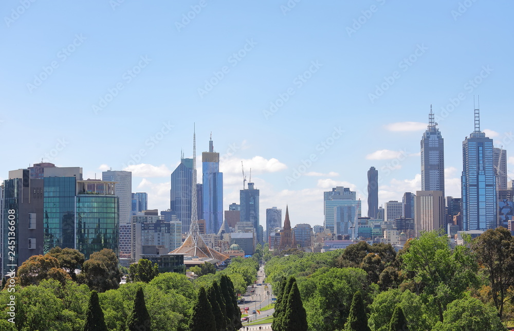 Fototapeta premium Cityscape Melbourne Australia