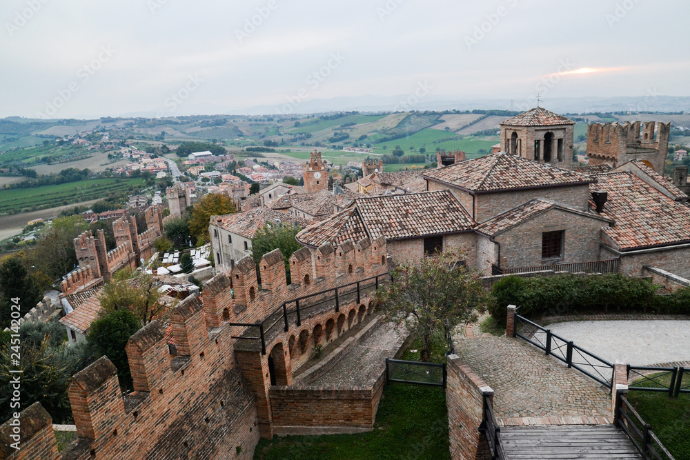 Fototapeta premium Gradara castle