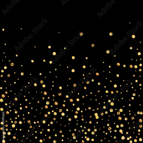 Sparse gold confetti luxury sparkling confetti. Sc