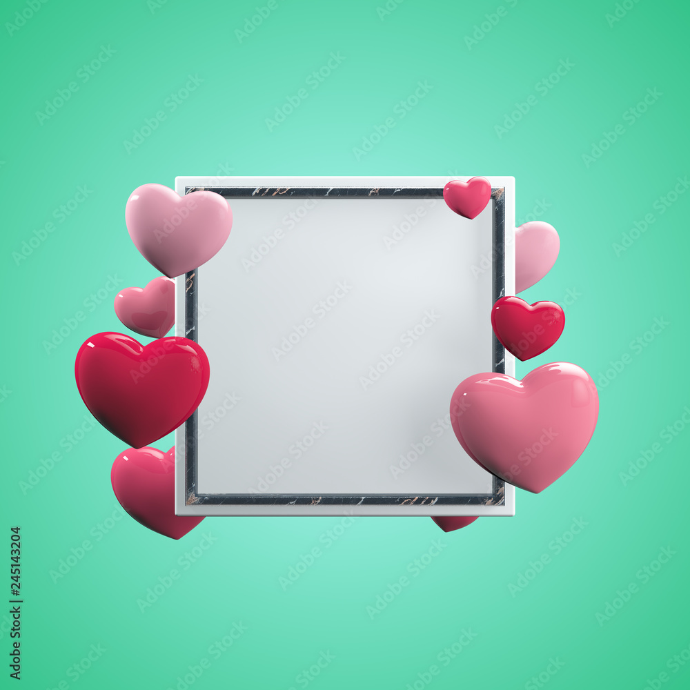 3d rendering Valentines day background with Heart Shaped . illustration.Wallpaper, posters, brochure, banners. 3d rendering Valentines day background with Heart Shaped . illustration.Wallpaper, posters, brochure, banners.