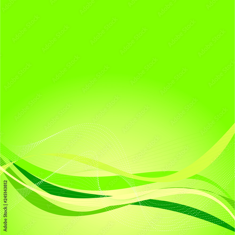 Abstract ecology wave on a green background. Vector graphic illustration. Abstract ecology wave on a green background. Vector graphic illustration.