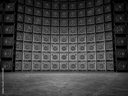 Wall of guitar amps