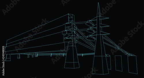 Vector, geometric background