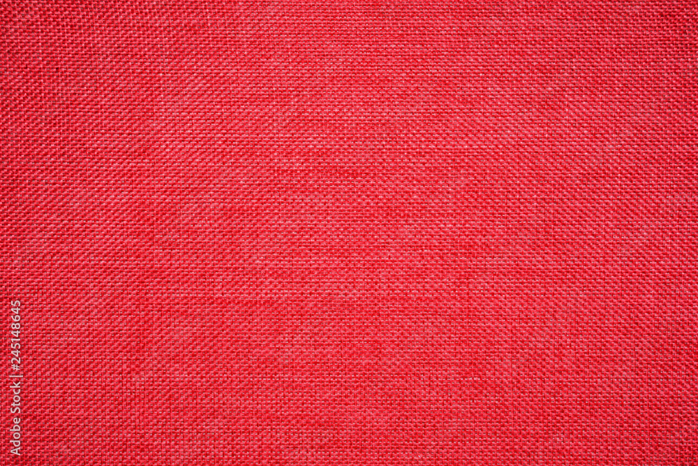 Fototapeta premium Red canvas template texture background