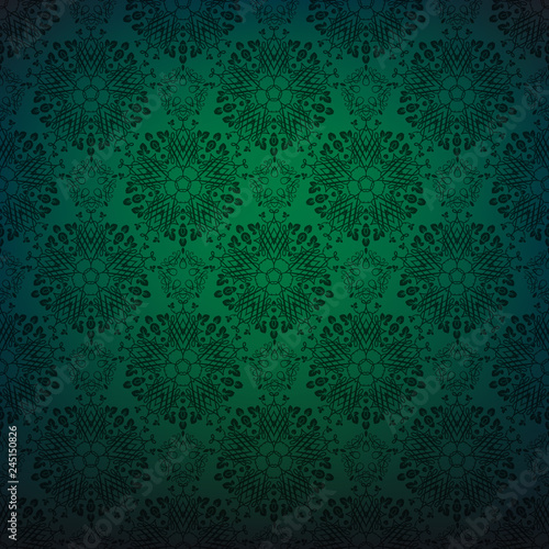Green lace Repeating pattern