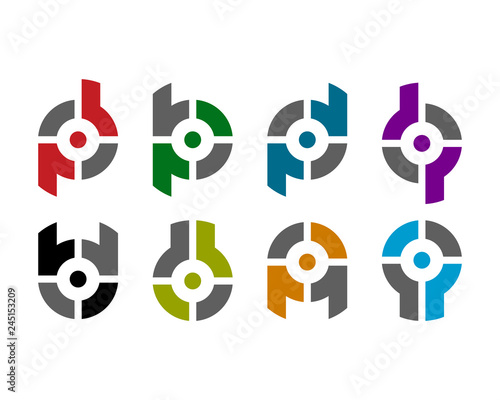 Pb Bp Dp Db Pp Pq Qp Stock Vector Adobe Stock