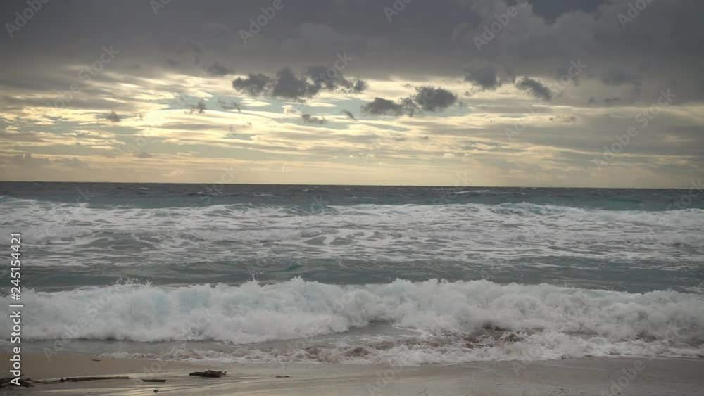 Waves and bad weather on the island of Ibiza Waves and bad weather on the island of Ibiza