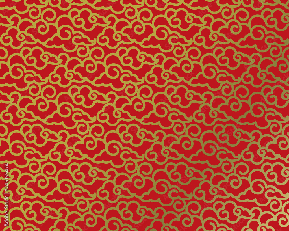 chinese seamless pattern. vector illustration