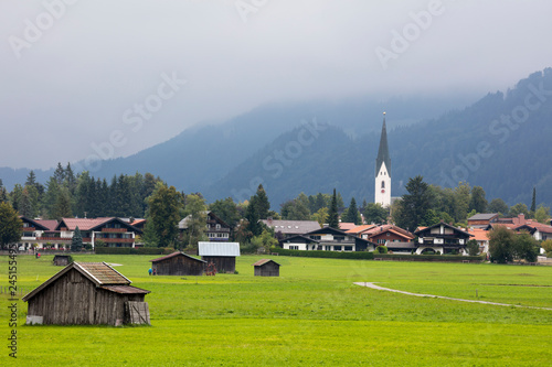 Ortsansicht, Oberstdorf, Allgäu, Allgäuer Alpen, Bayern, Deutschland, Europa