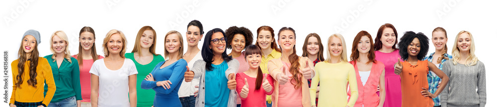 diversity, race, ethnicity and people concept - international group of happy smiling men and women over white diversity, race, ethnicity and people concept - international group of happy smiling men and women over white