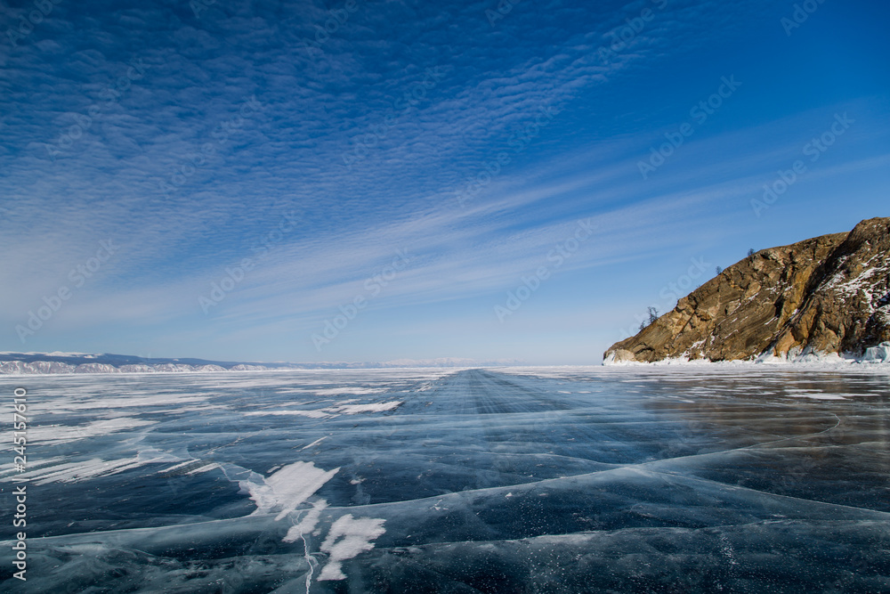 Blue ice of Baikal
