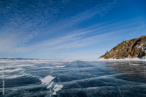 Blue ice of Baikal