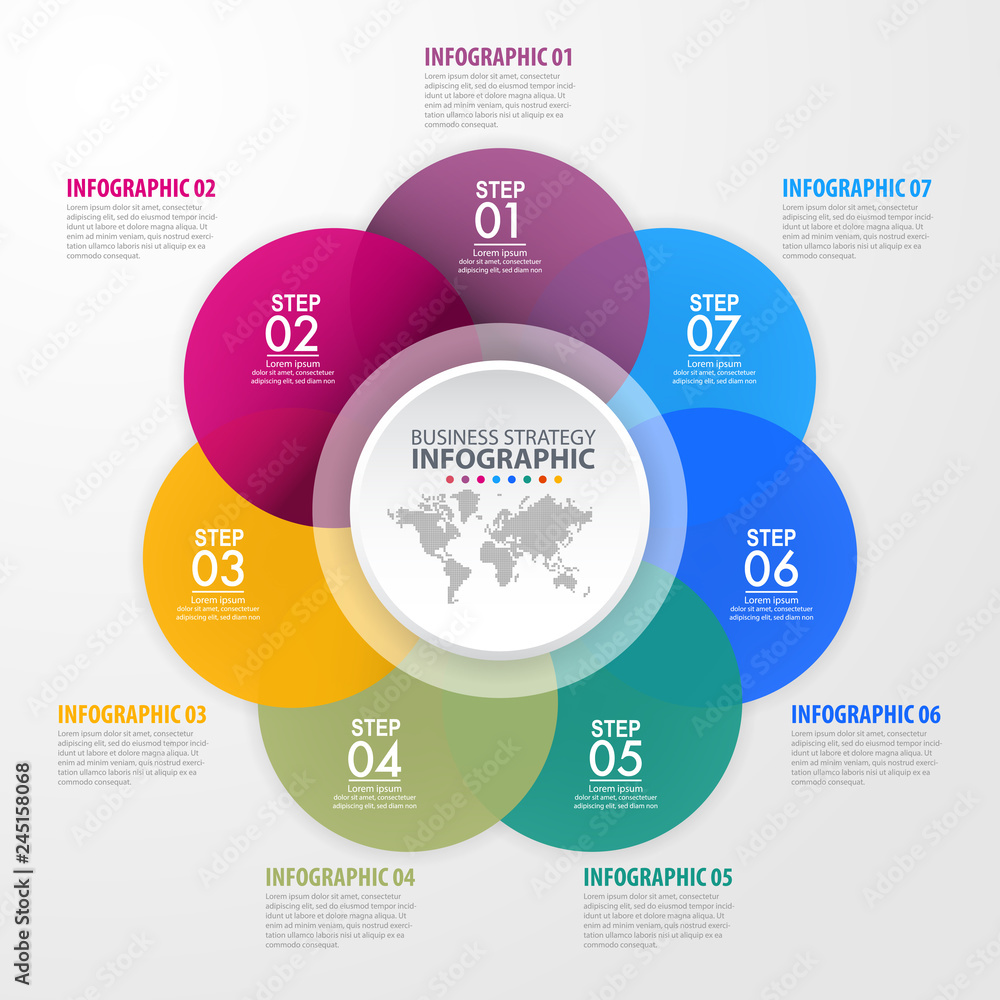 Business Infographics design template illustration Business Infographics design template illustration