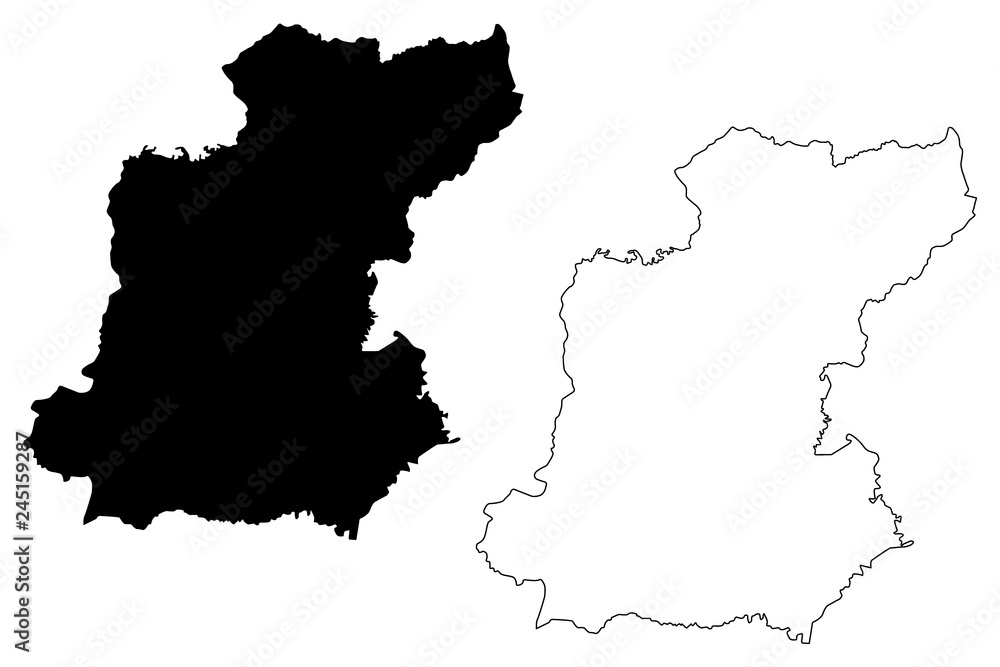 Roi Et Province (Kingdom of Thailand, Siam, Provinces of Thailand) map vector illustration, scribble sketch Roi Et map Roi Et Province (Kingdom of Thailand, Siam, Provinces of Thailand) map vector illustration, scribble sketch Roi Et map