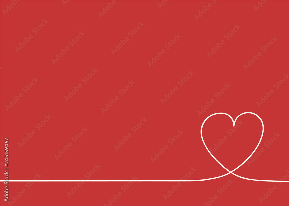 Empty greeting card layout with cute heart. Valentine's Day, Mother's Day and Women's Day concept. Vector Empty greeting card layout with cute heart. Valentine's Day, Mother's Day and Women's Day concept. Vector