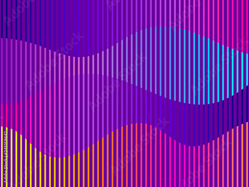 Liquid wave, violet gradient. Modern trend background. Synthwave, futurism background. Retrowave. Vector illustration