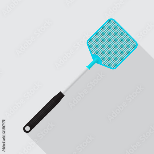 Fly swatter icon vector flat design.