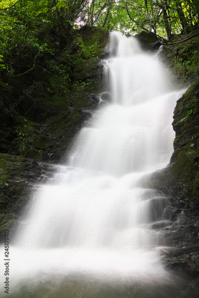 Obraz premium Onobuchi Falls in Ukiha, Fukuoka, Japan