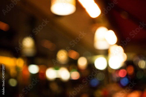 Abstract Blurred Night Background